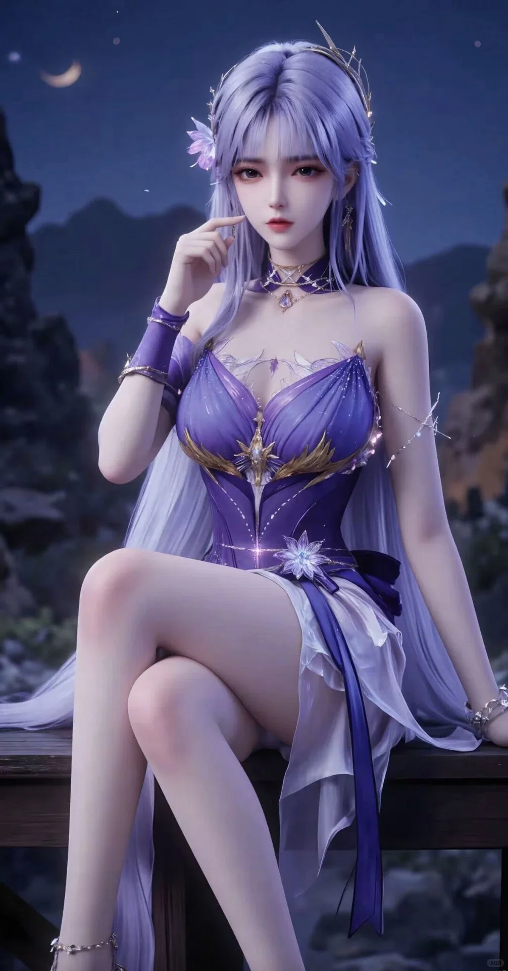 白衣胜雪美如画快来领你的采儿