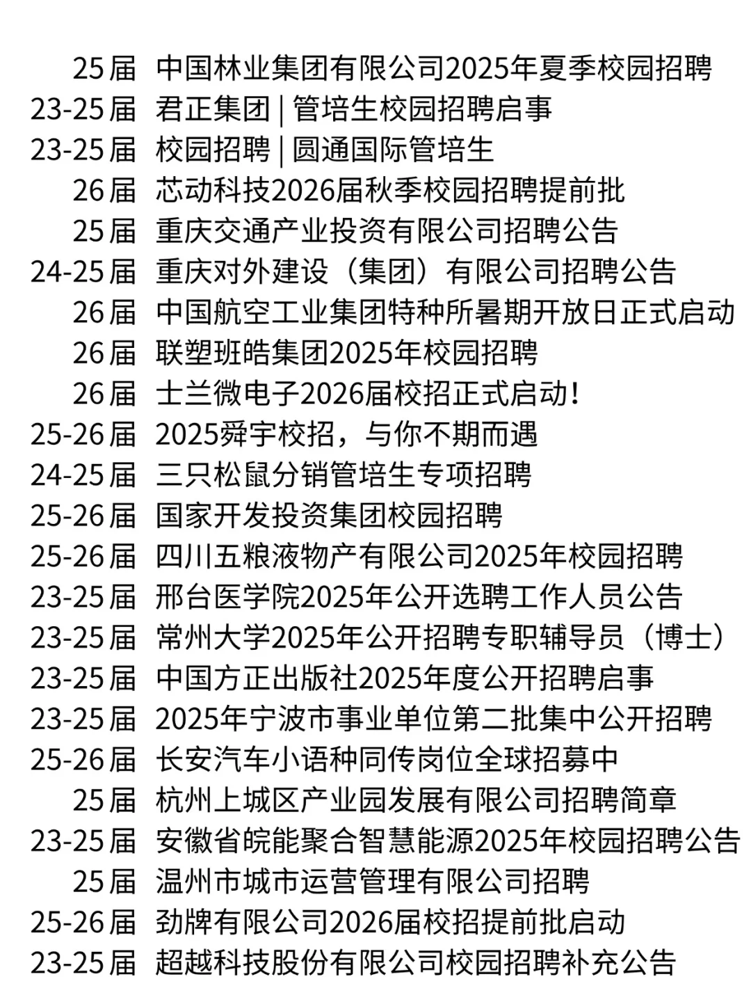 往届不着急,8月可以慢慢投?