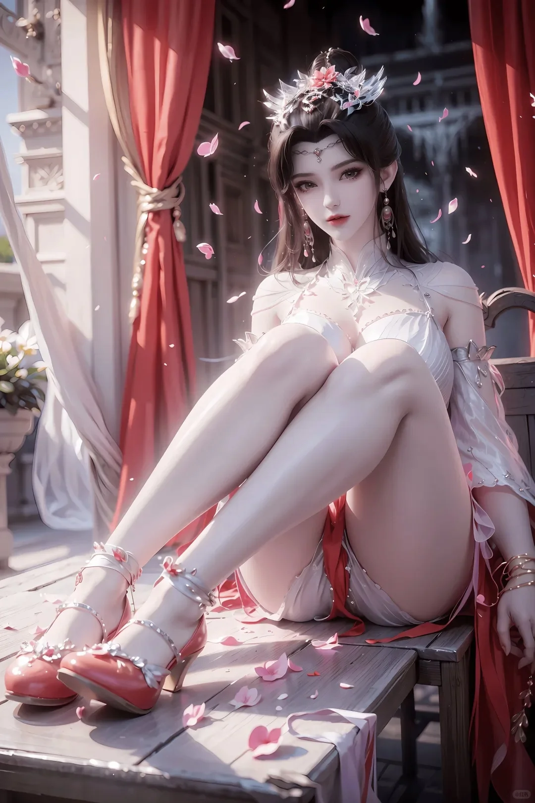 这也太美啦，好仙啊！仙女下凡啦