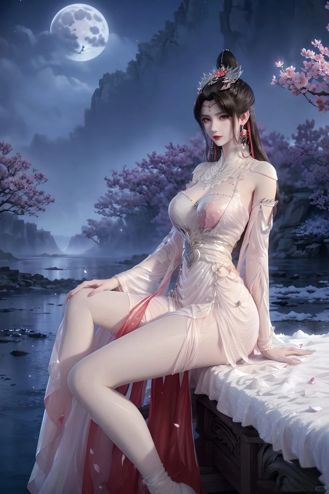 这也太美啦，好仙啊！仙女下凡啦