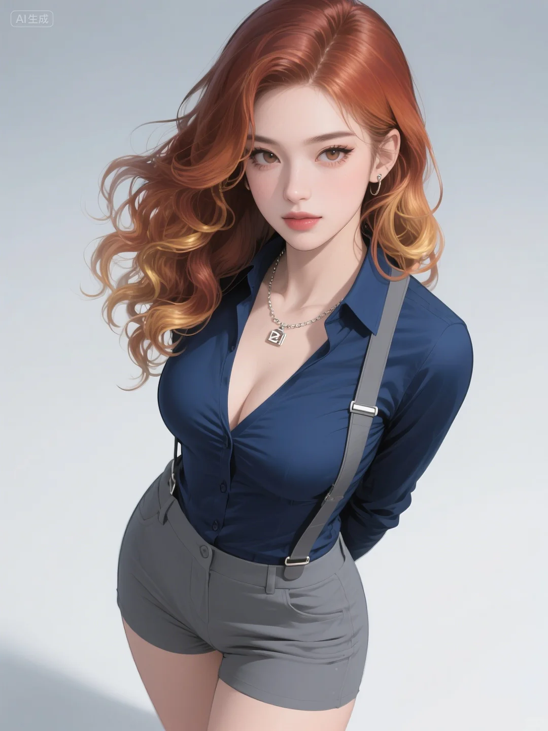 深V剪裁设计?