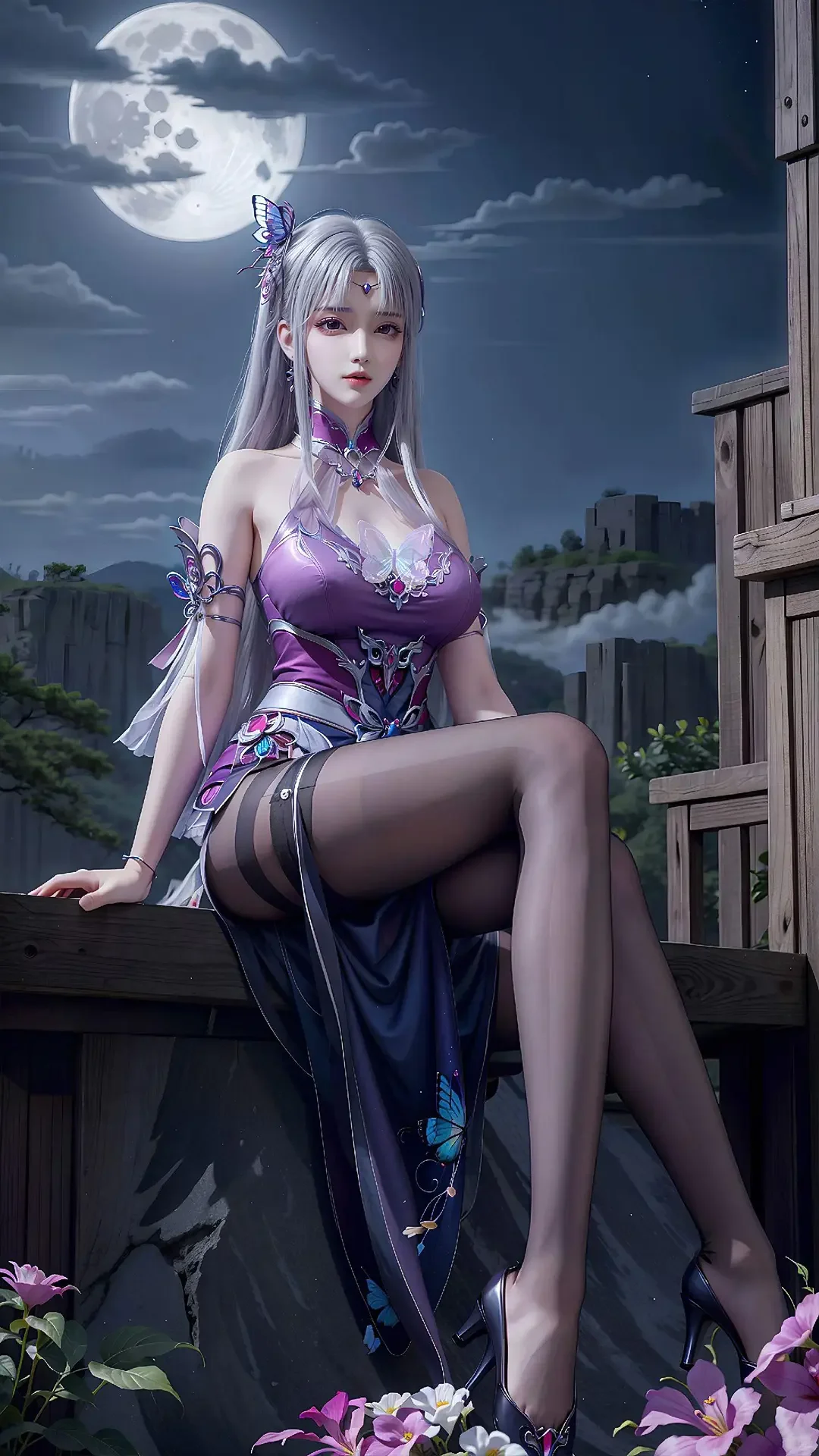 好有韵味的紫色小医仙，太美啦
