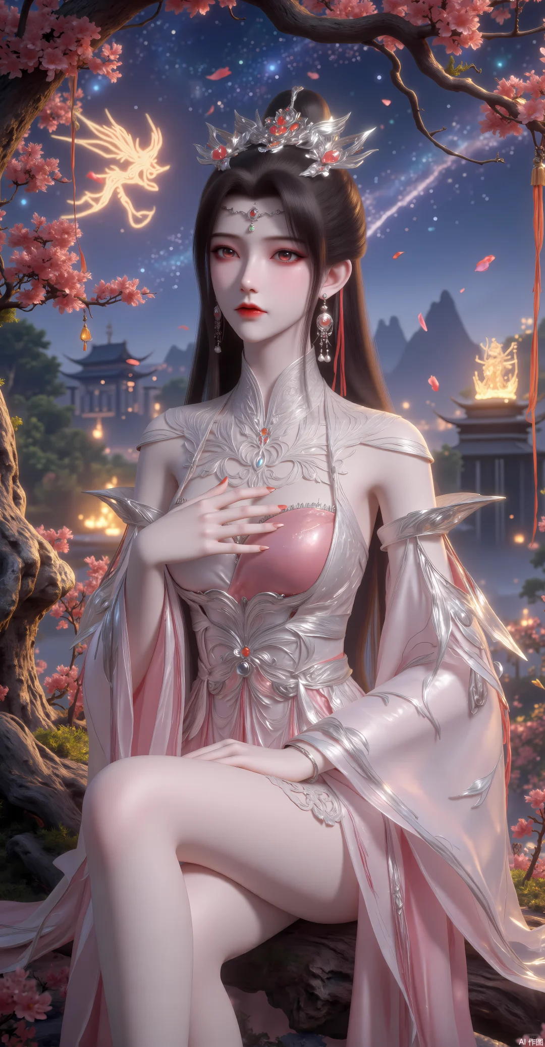 就，这个真的太美了！桃心佳人柳眉