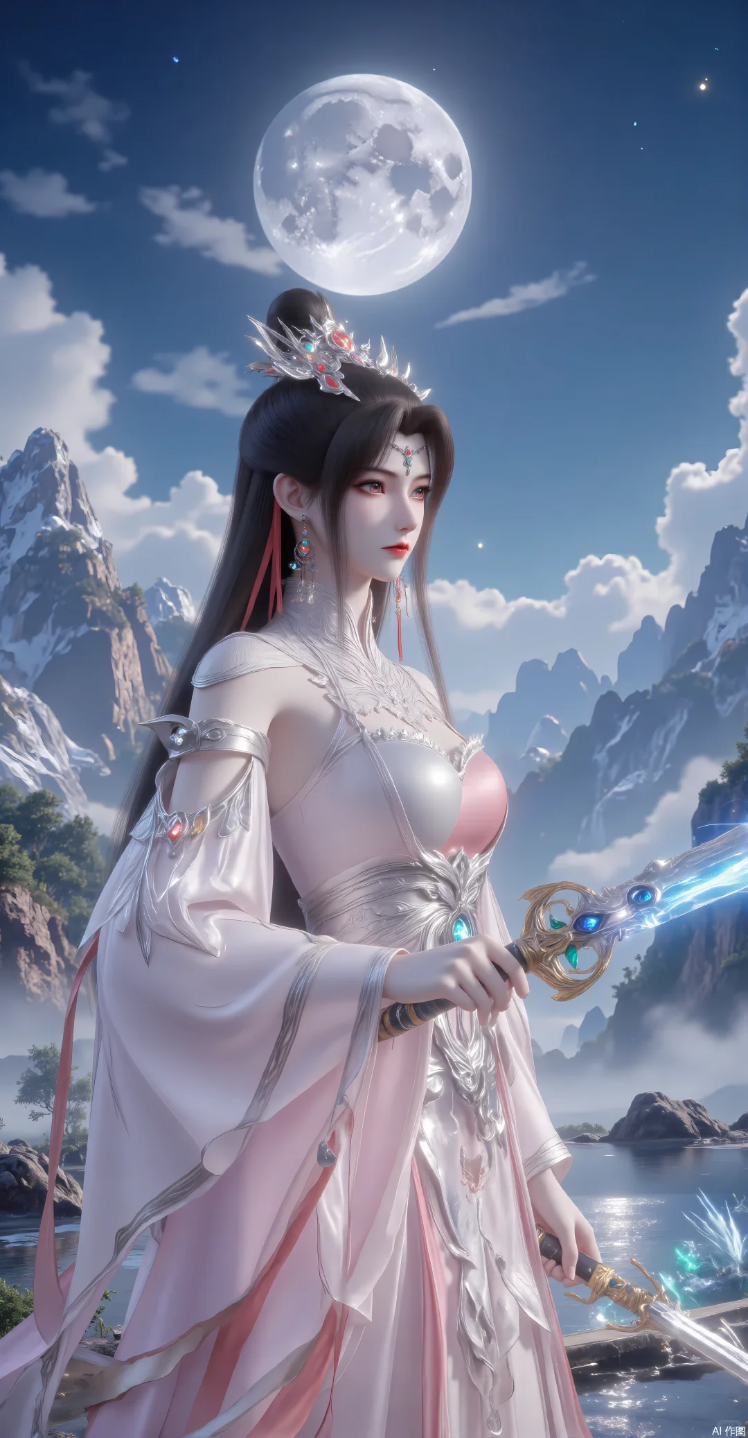 就，这个真的太美了！桃心佳人柳眉