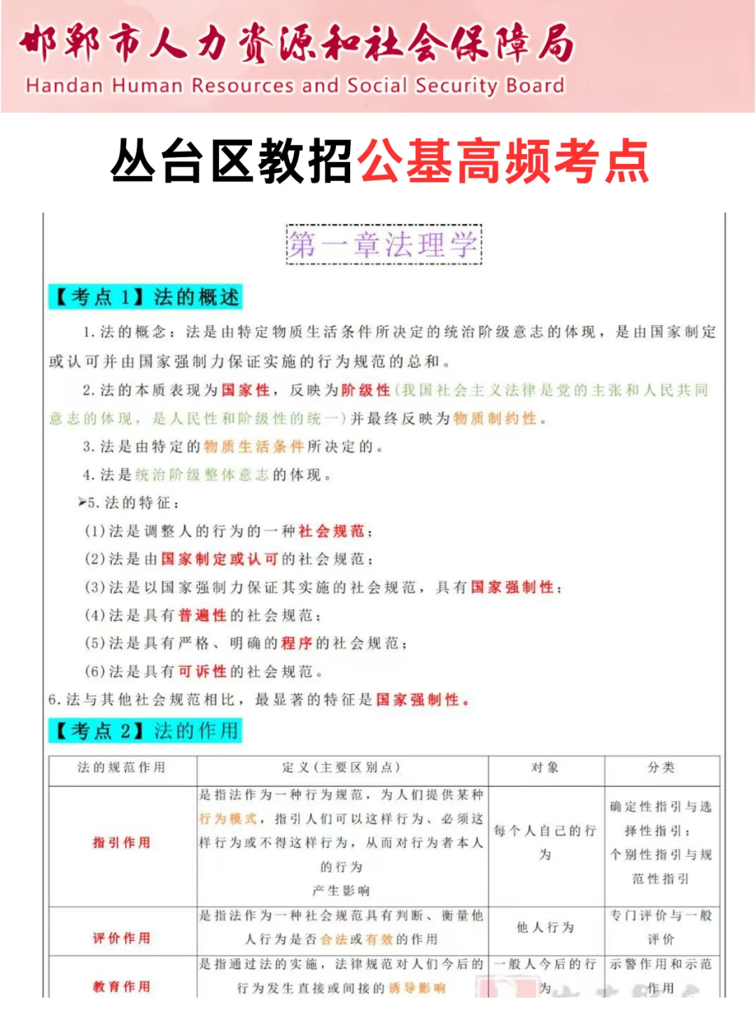 别裸考！8.2邯郸丛台区教招反反复复就考这些