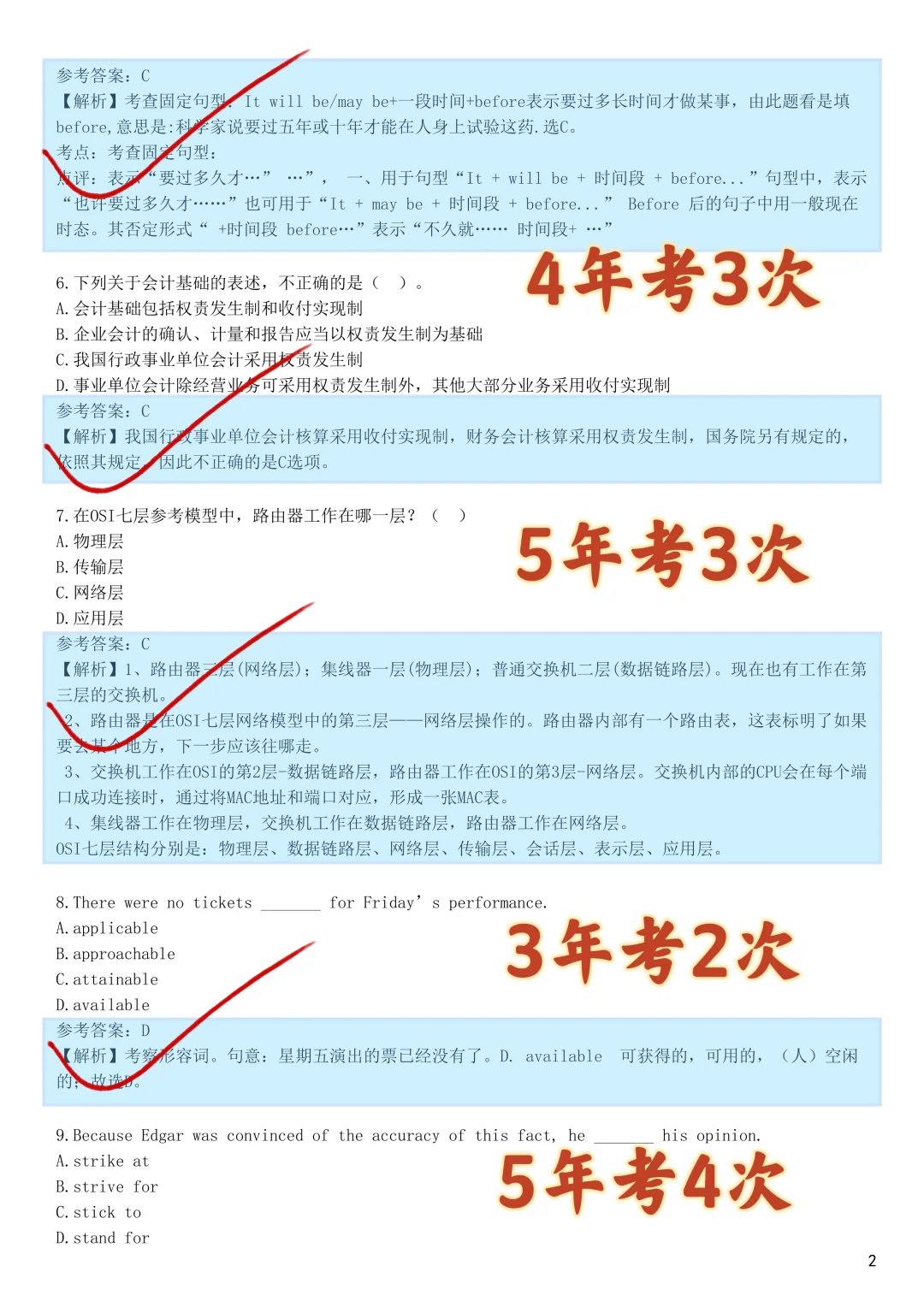 26农行秋招无非这7类纸，挺水的背完稳了