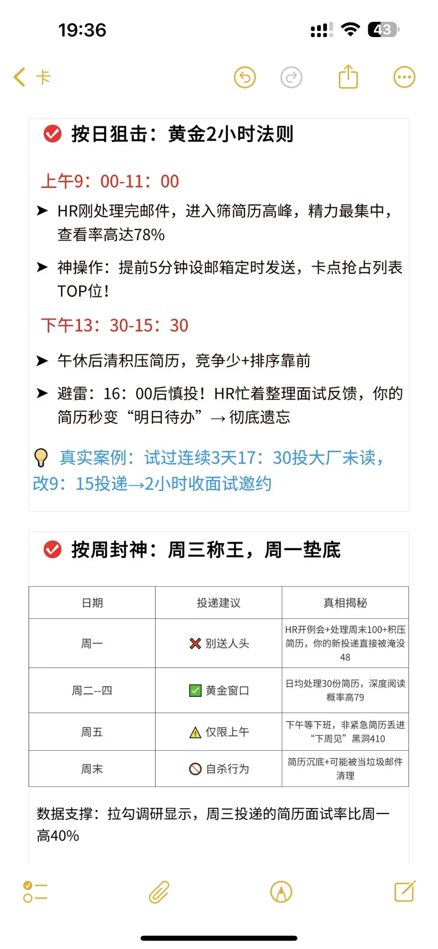 找工作听劝,周一别再投简历啦!??♀️