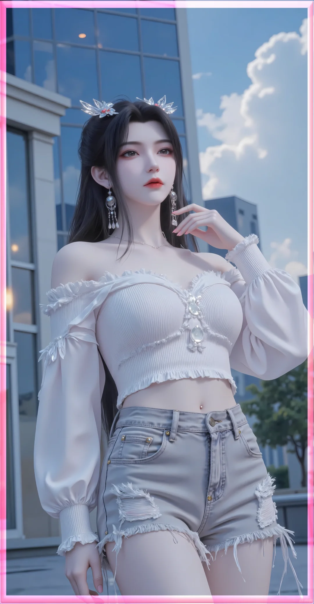 怎么会有这么好看的女孩子！