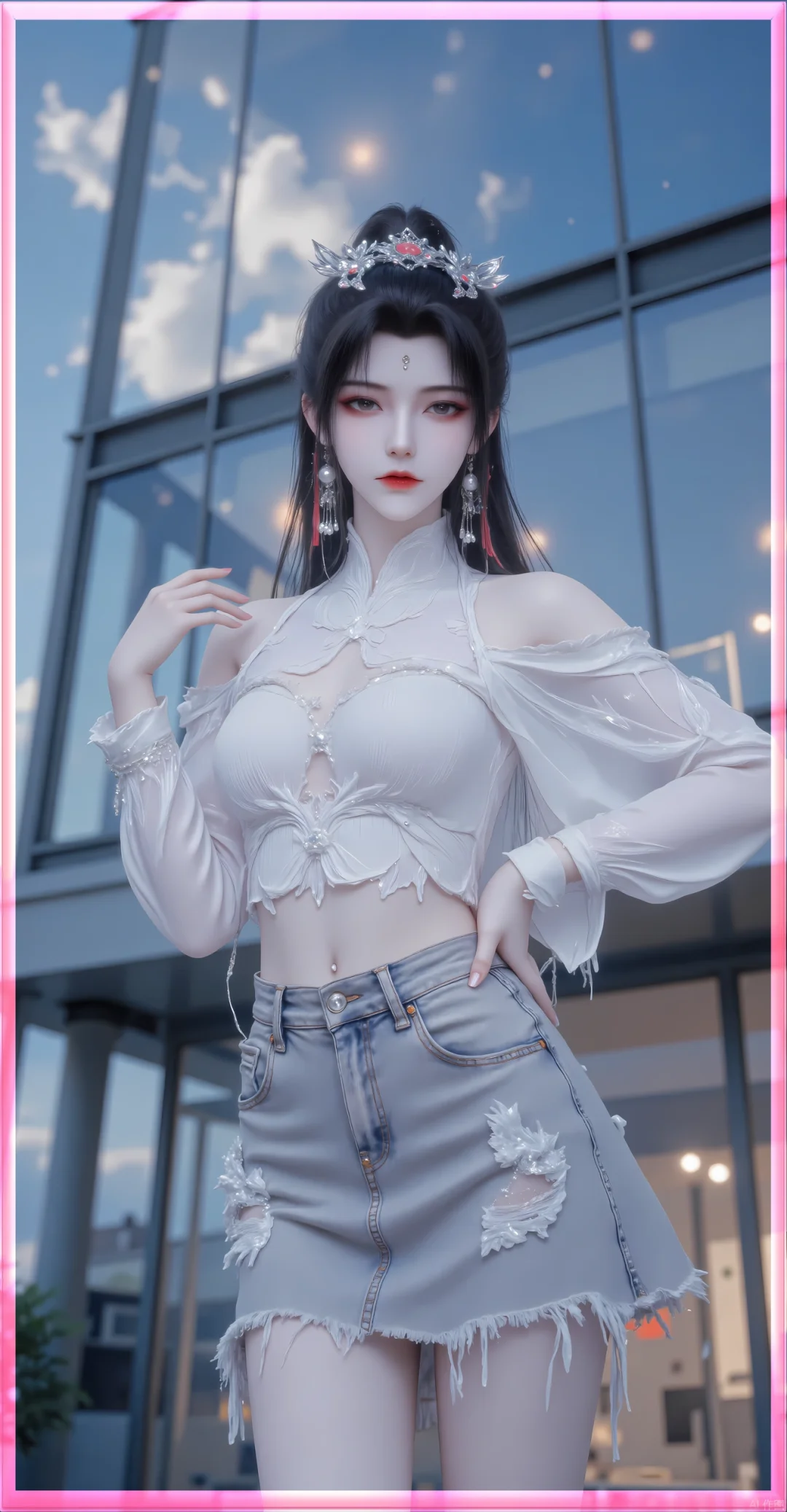 怎么会有这么好看的女孩子！