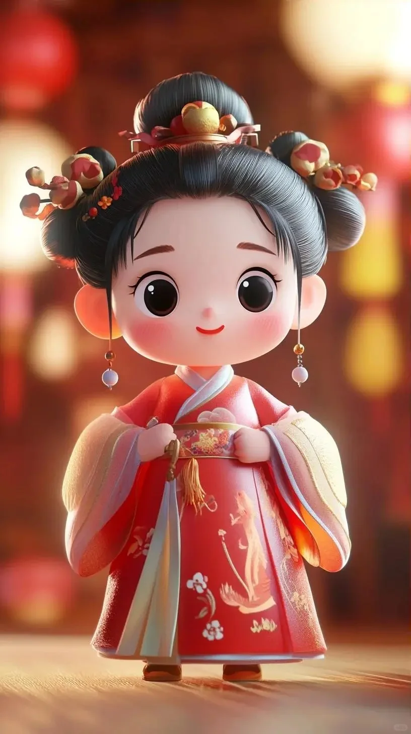 可爱又呆萌小美女