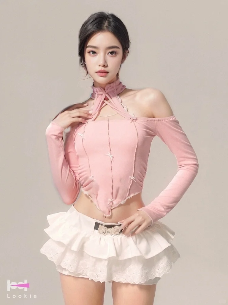 用ai每天试穿一个店铺|8套纯欲甜辣少女穿搭