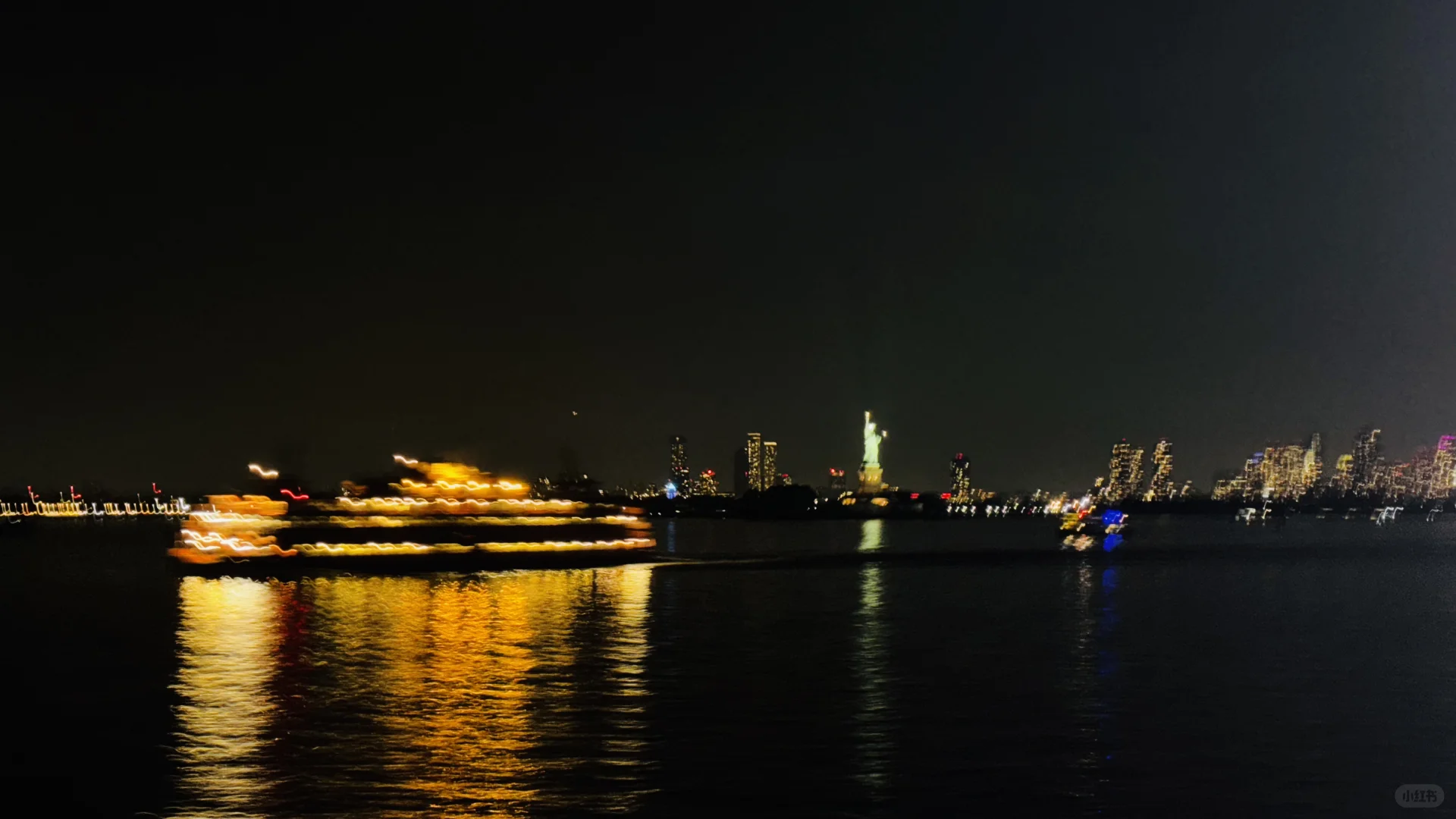 NYC｜总要看一下自由女神像夜景?