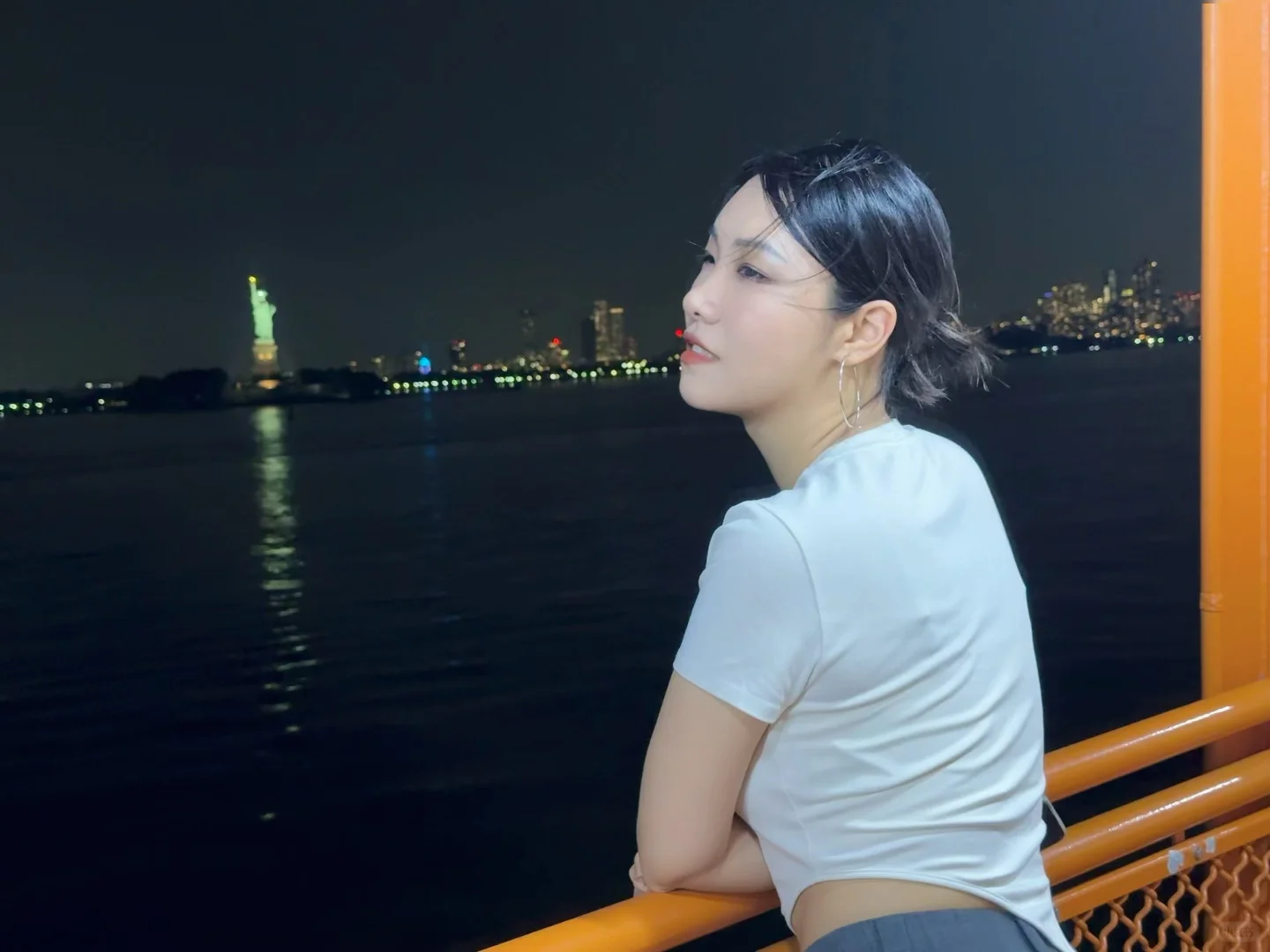 NYC｜总要看一下自由女神像夜景?
