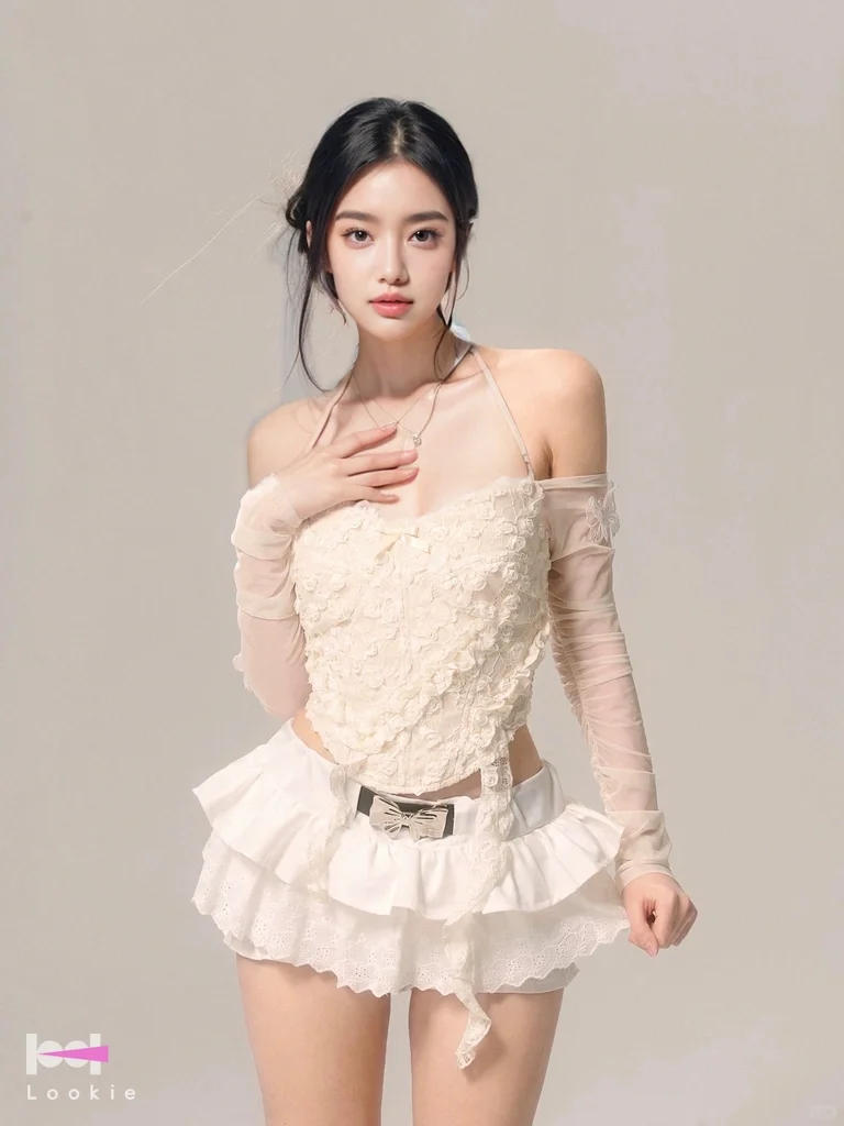 用ai每天试穿一个店铺|8套纯欲甜辣少女穿搭