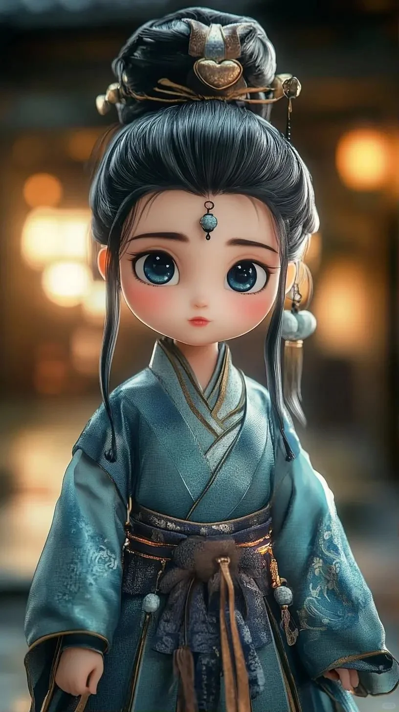 可爱又呆萌小美女