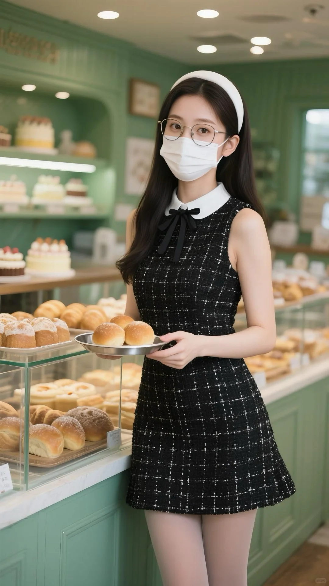 【AI原创摄影】面包店的奇妙邂逅