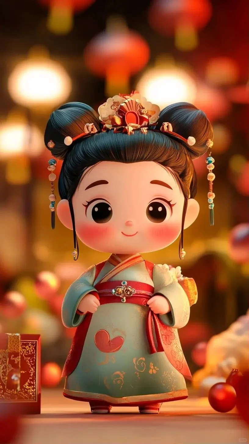 可爱又呆萌小美女