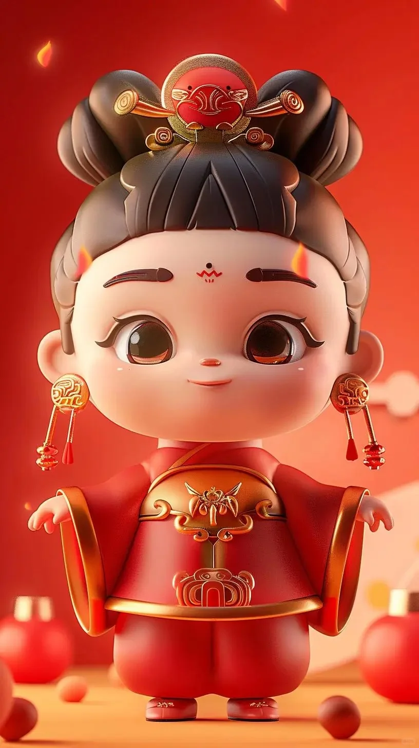 可爱又呆萌小美女