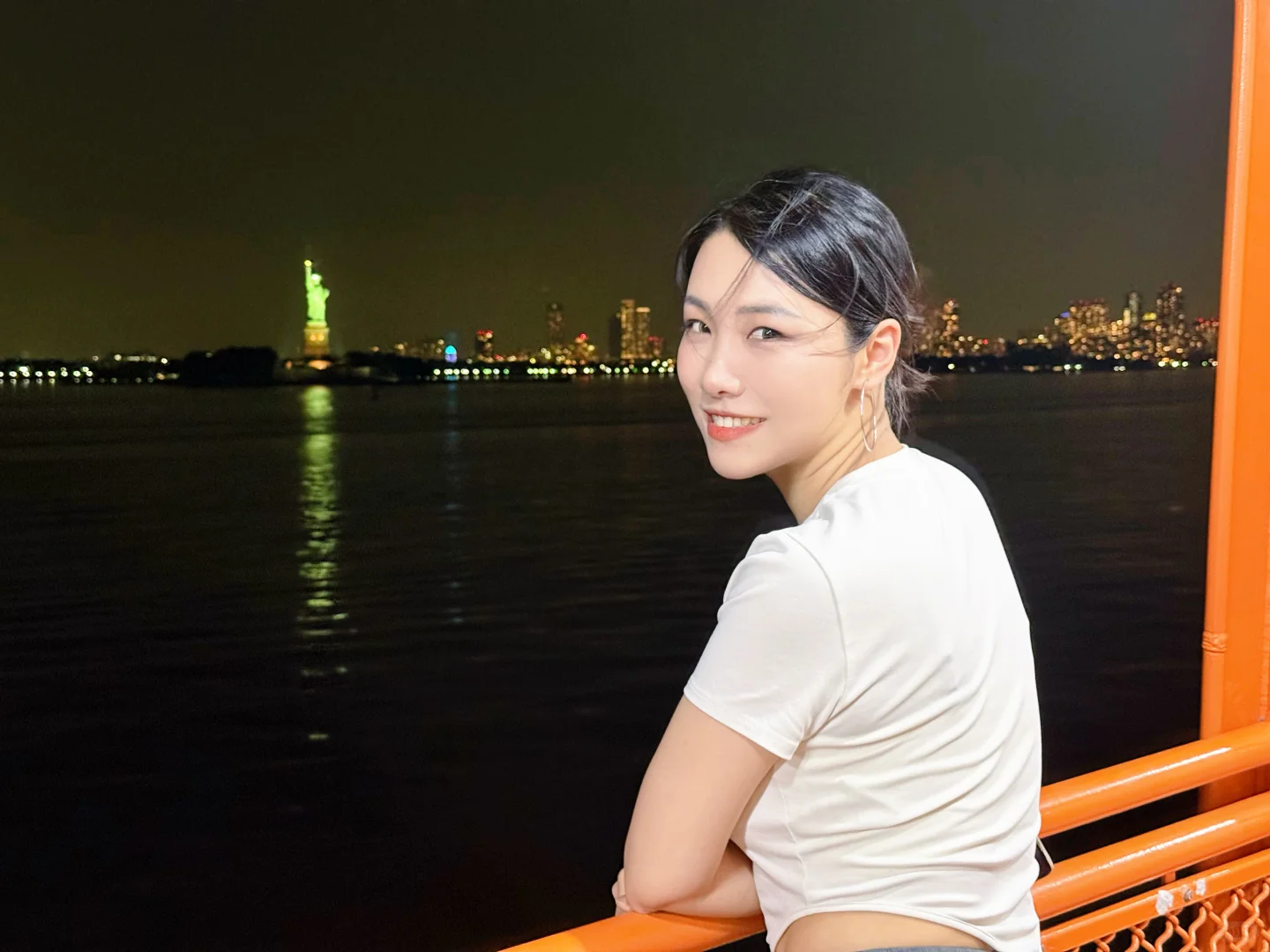 NYC｜总要看一下自由女神像夜景?
