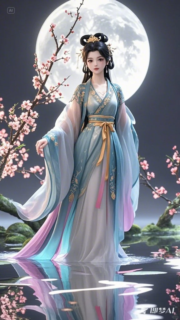 AI绘画，古风美女，附提示词