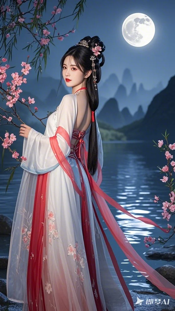 AI绘画，古风美女，附提示词