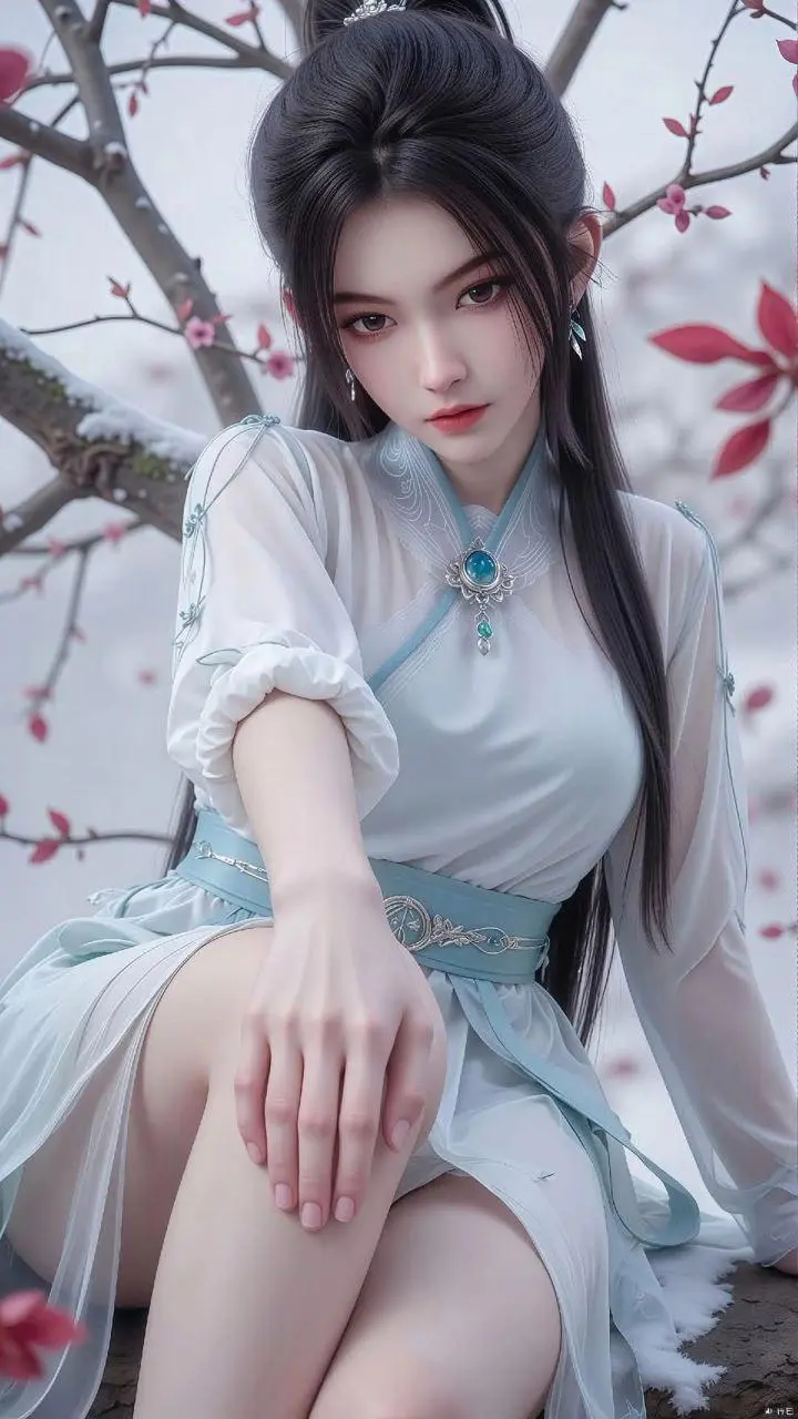 一袭白衣，如诗如画。剑气长城最锋利的月光
