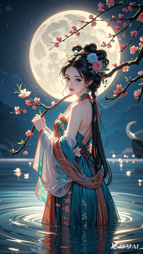 AI绘画，古风美女，附提示词