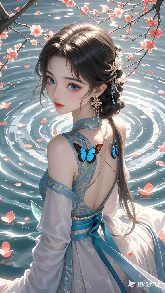 AI绘画，古风美女，附提示词