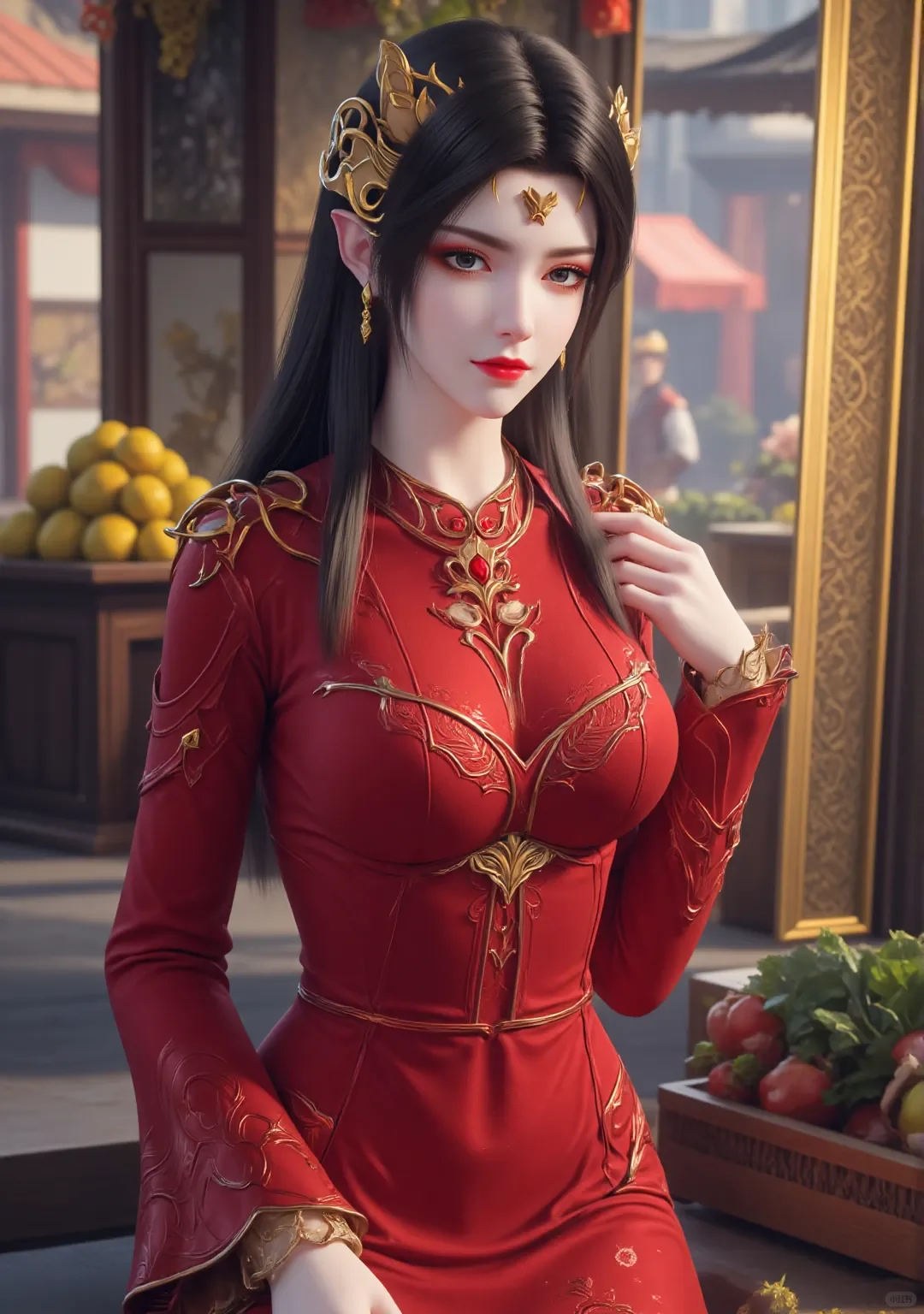 真的有被这个国漫女主美到！