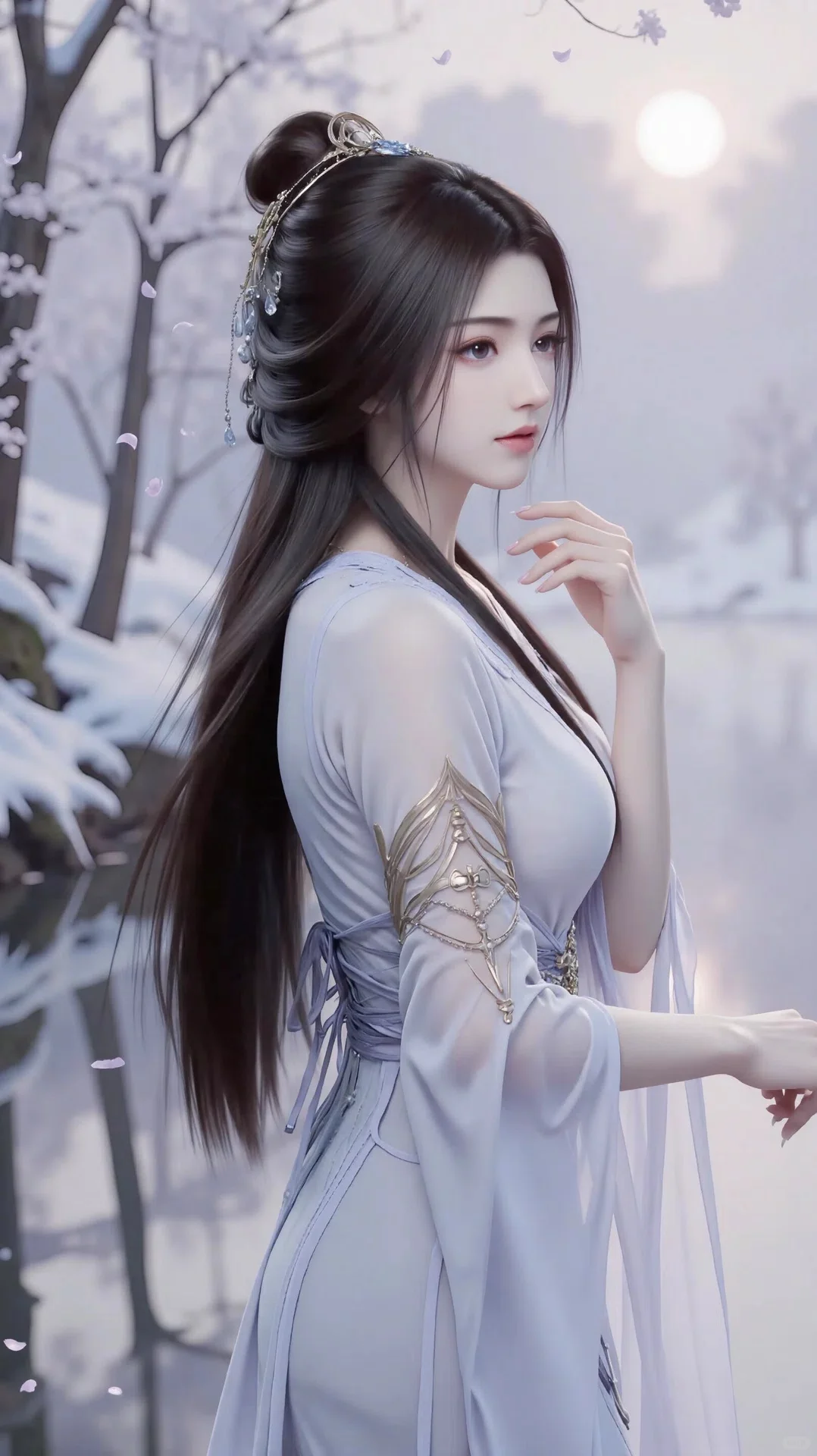 这画风真的绝太好看啦！紫灵仙子
