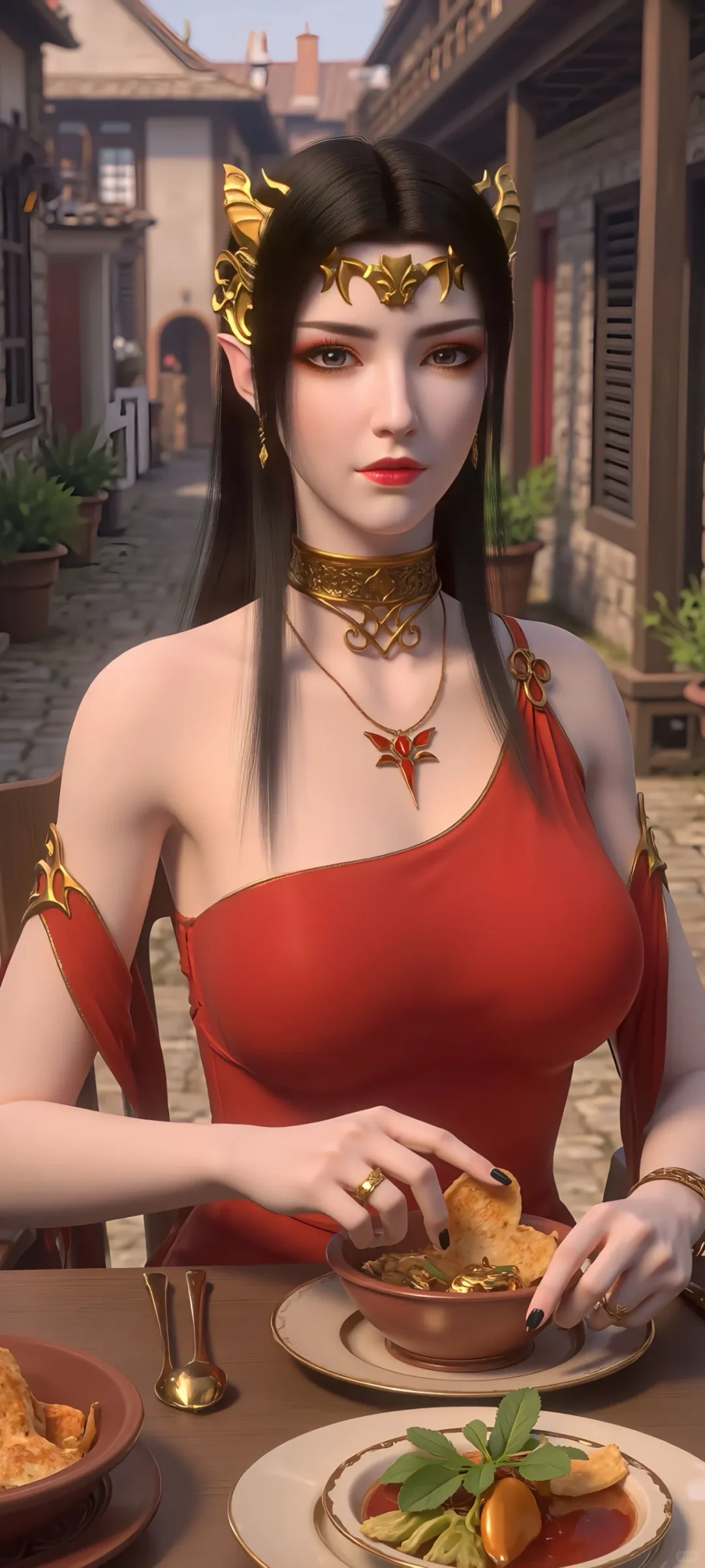 真的有被这个国漫女主美到！