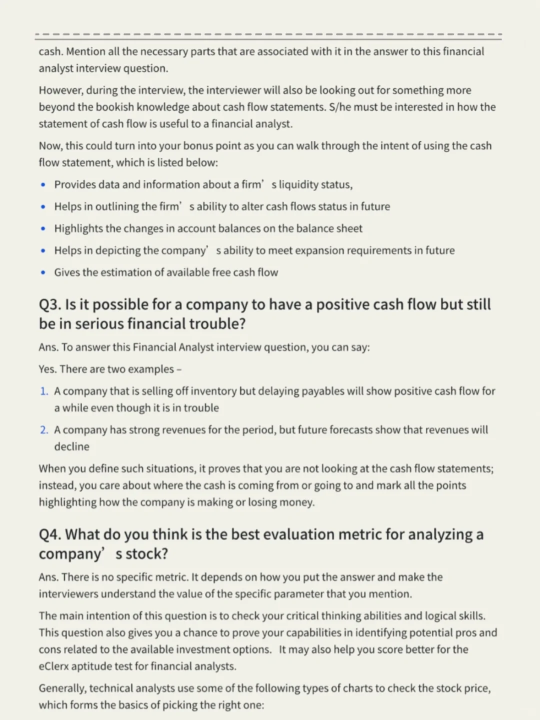 Financial Analyst面试官:就爱听这些!