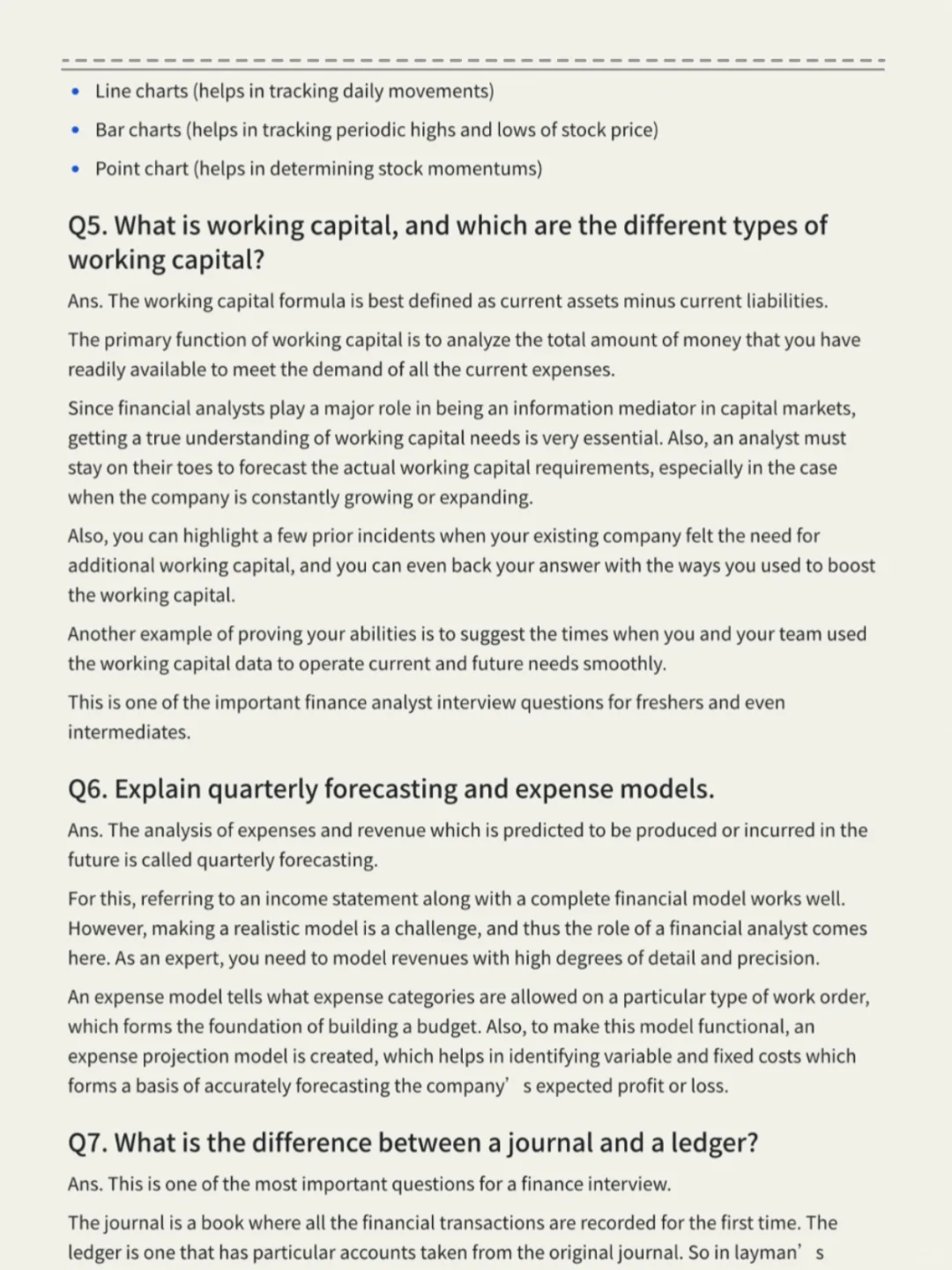 Financial Analyst面试官:就爱听这些!