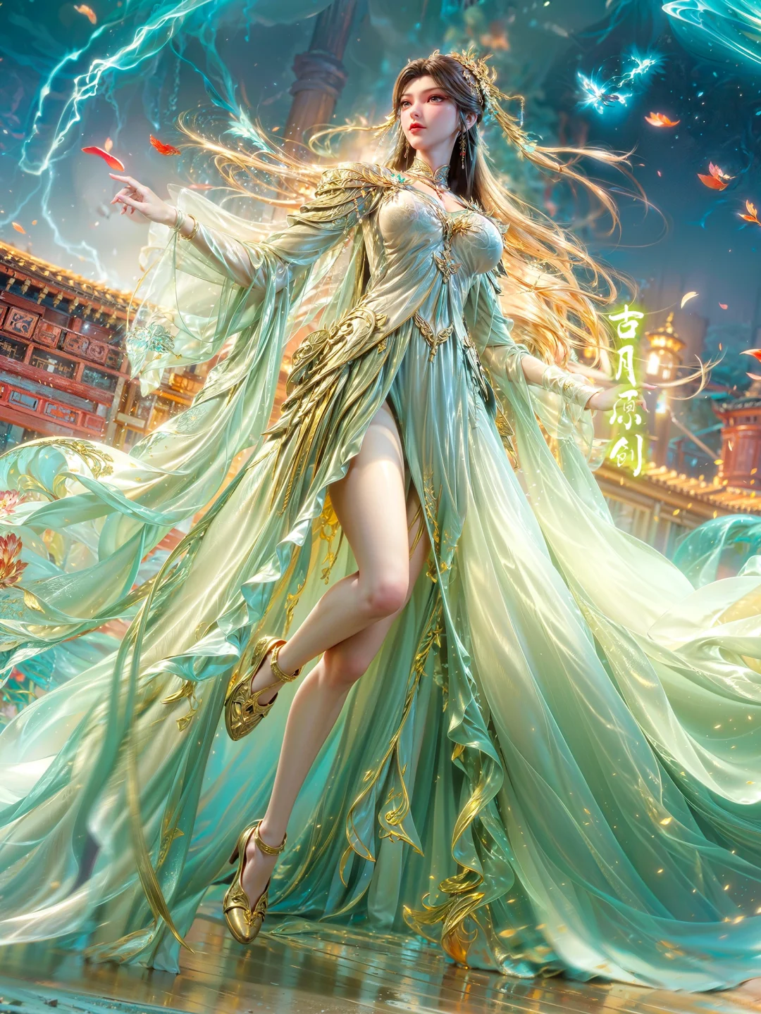 国漫百炼成神系列同人电脑壁纸-溪幼琴