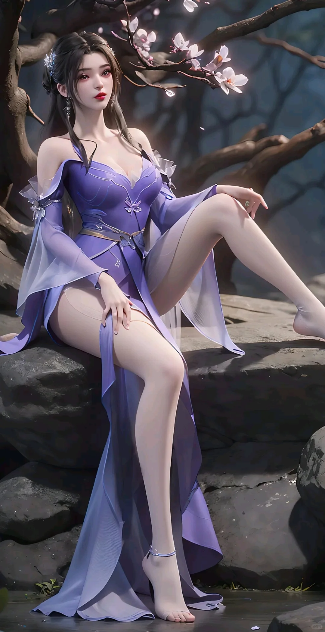 李慕婉紫仙人间游，好美好仙