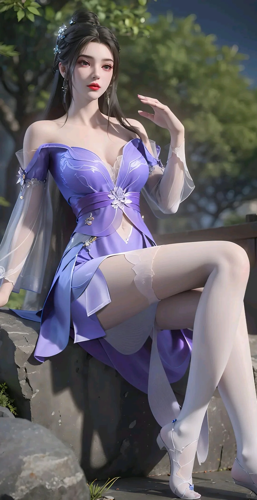 李慕婉紫仙人间游，好美好仙