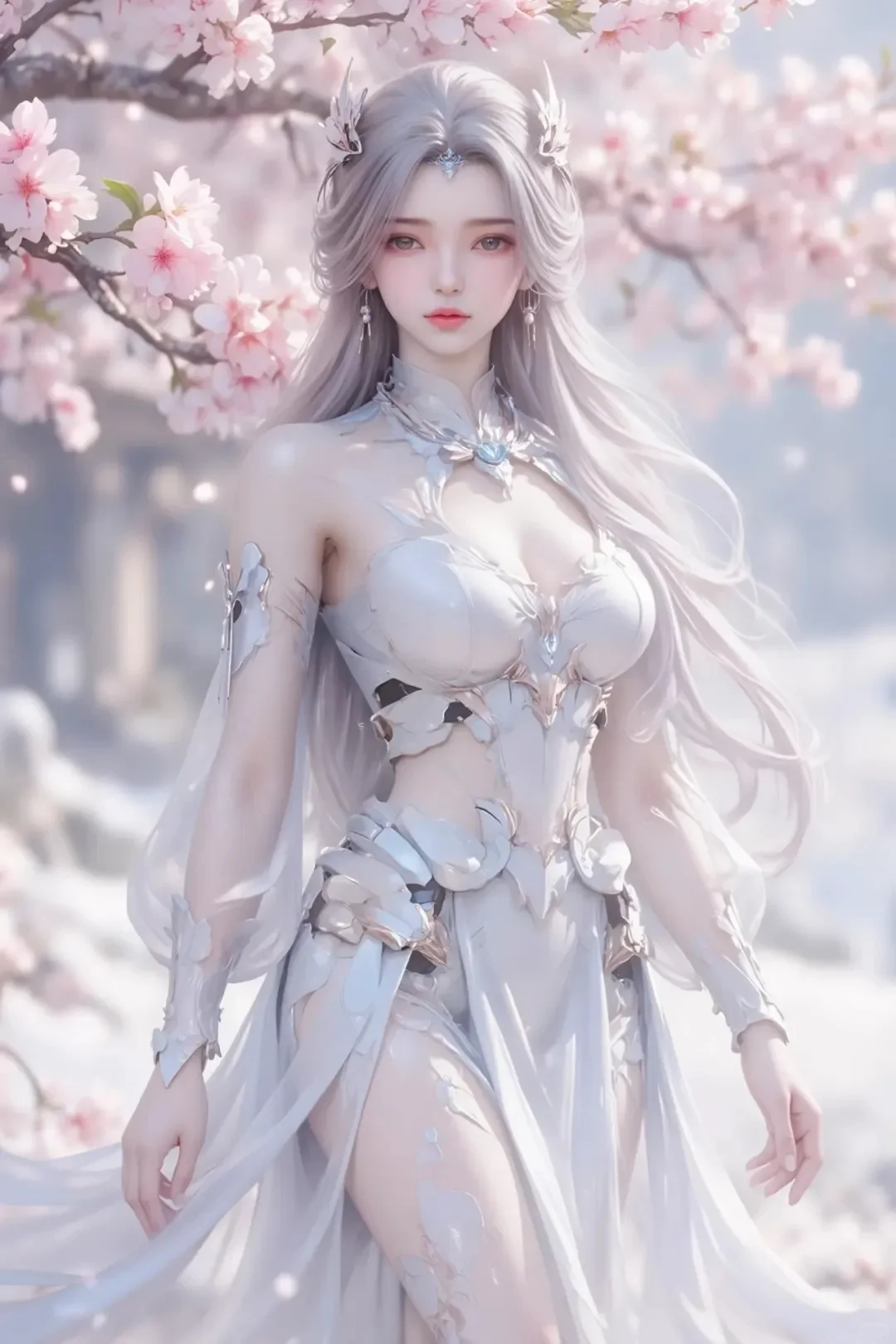 这是仙女吧！太美了！?李慕婉
