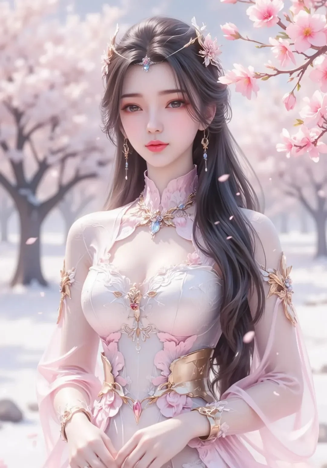 这是仙女吧！太美了！?李慕婉