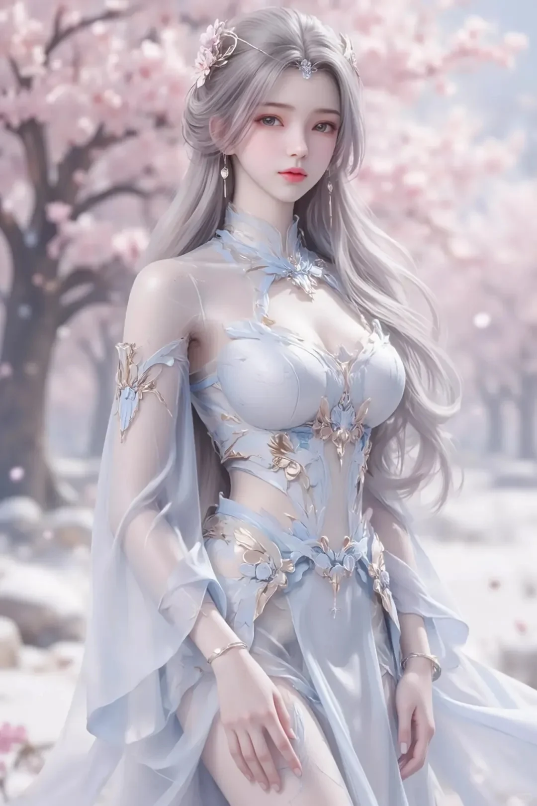 这是仙女吧！太美了！?李慕婉