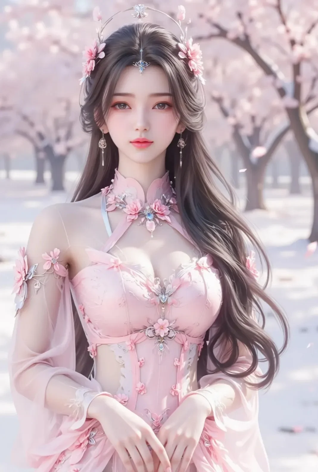 这是仙女吧！太美了！?李慕婉