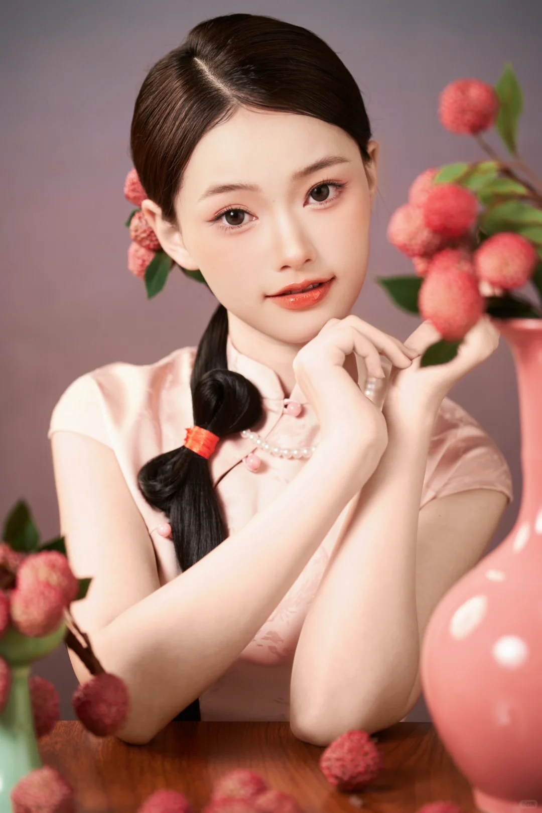 郑州模特|岭南的荔枝写真