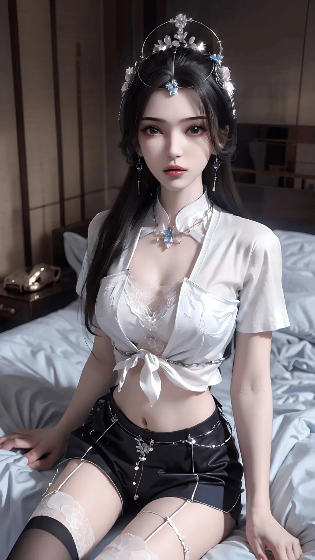 这是仙女吧！太美了！?李慕婉