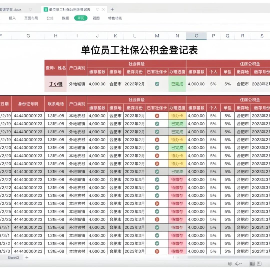 五险一金培训资料合集 11套PPT+38份制度表
