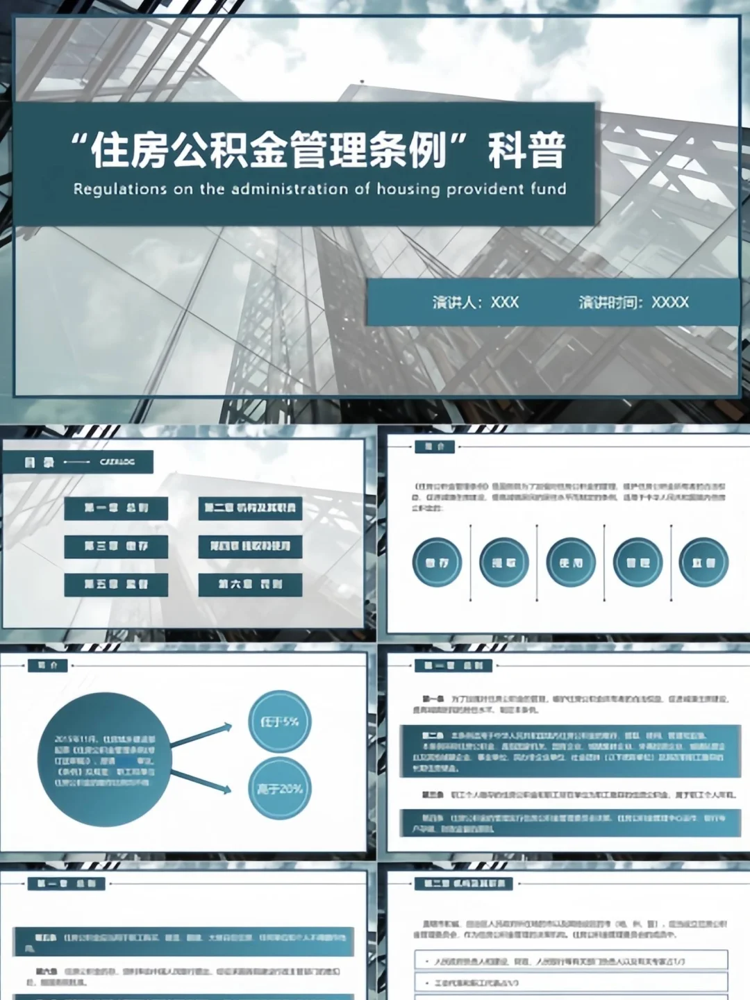五险一金培训资料合集 11套PPT+38份制度表