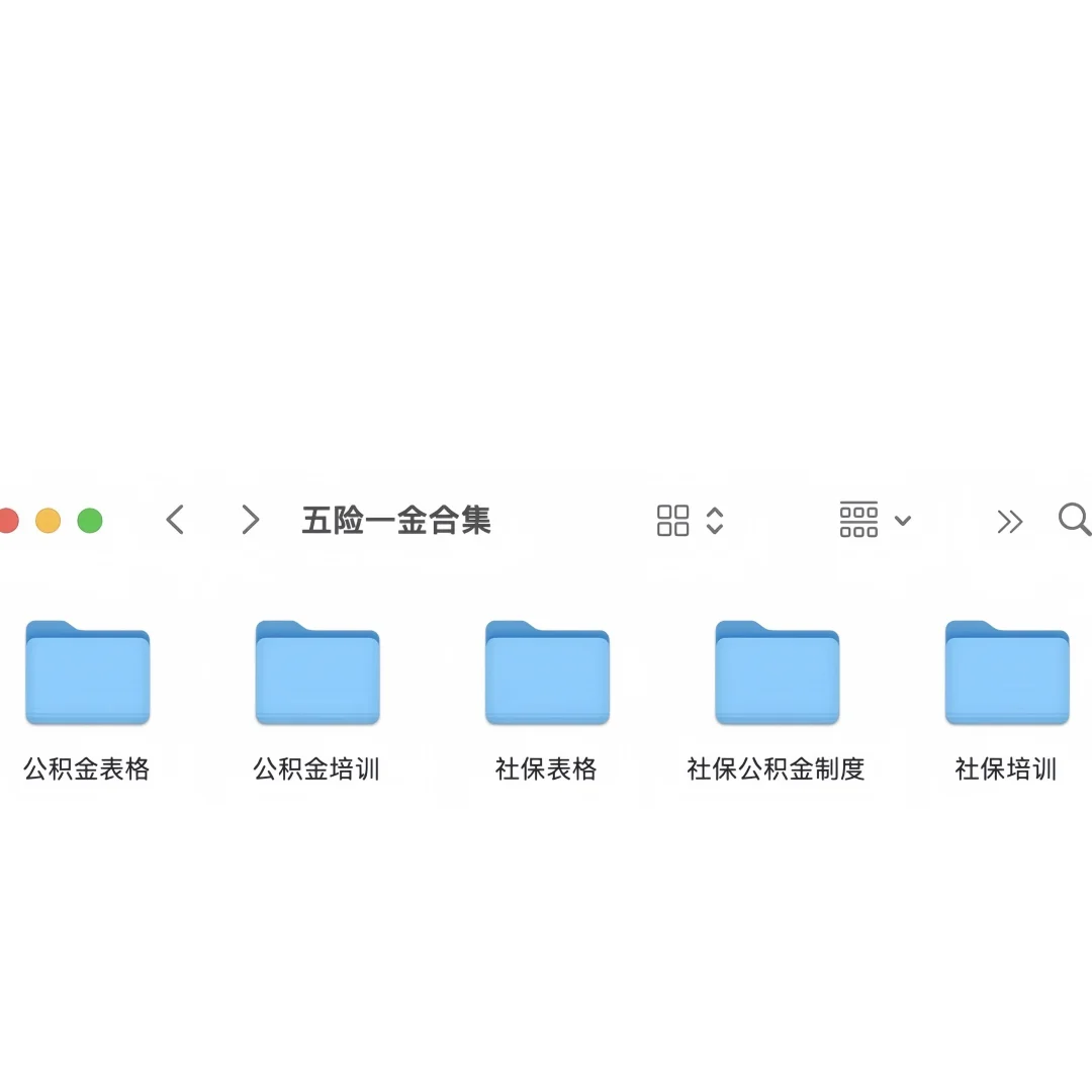 五险一金培训资料合集 11套PPT+38份制度表