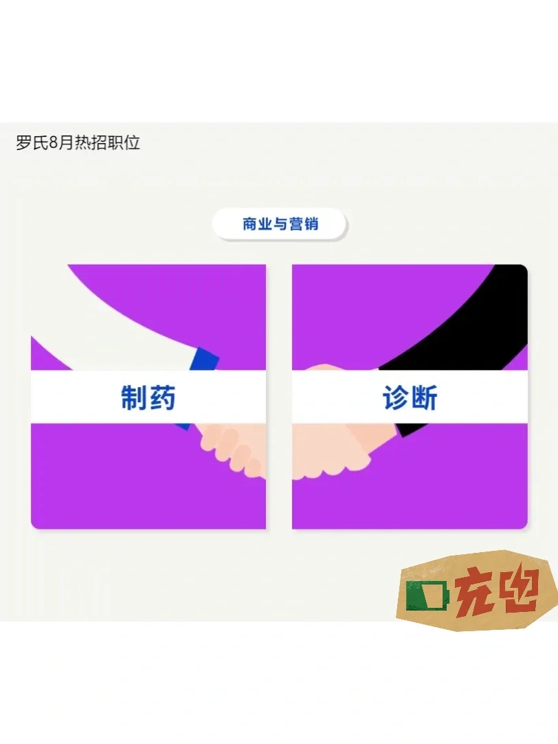 【社招】罗氏制药最新热招岗位放送