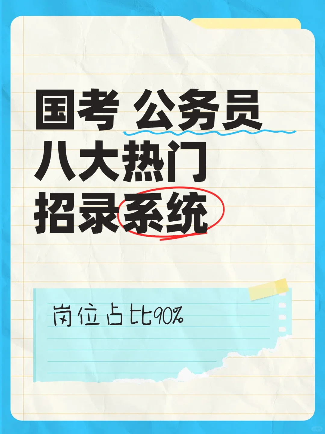 国考公务员八大热门招录系统你知道吗？