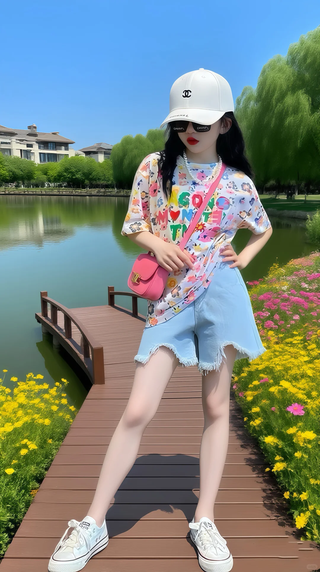 超美涂鸦风套装