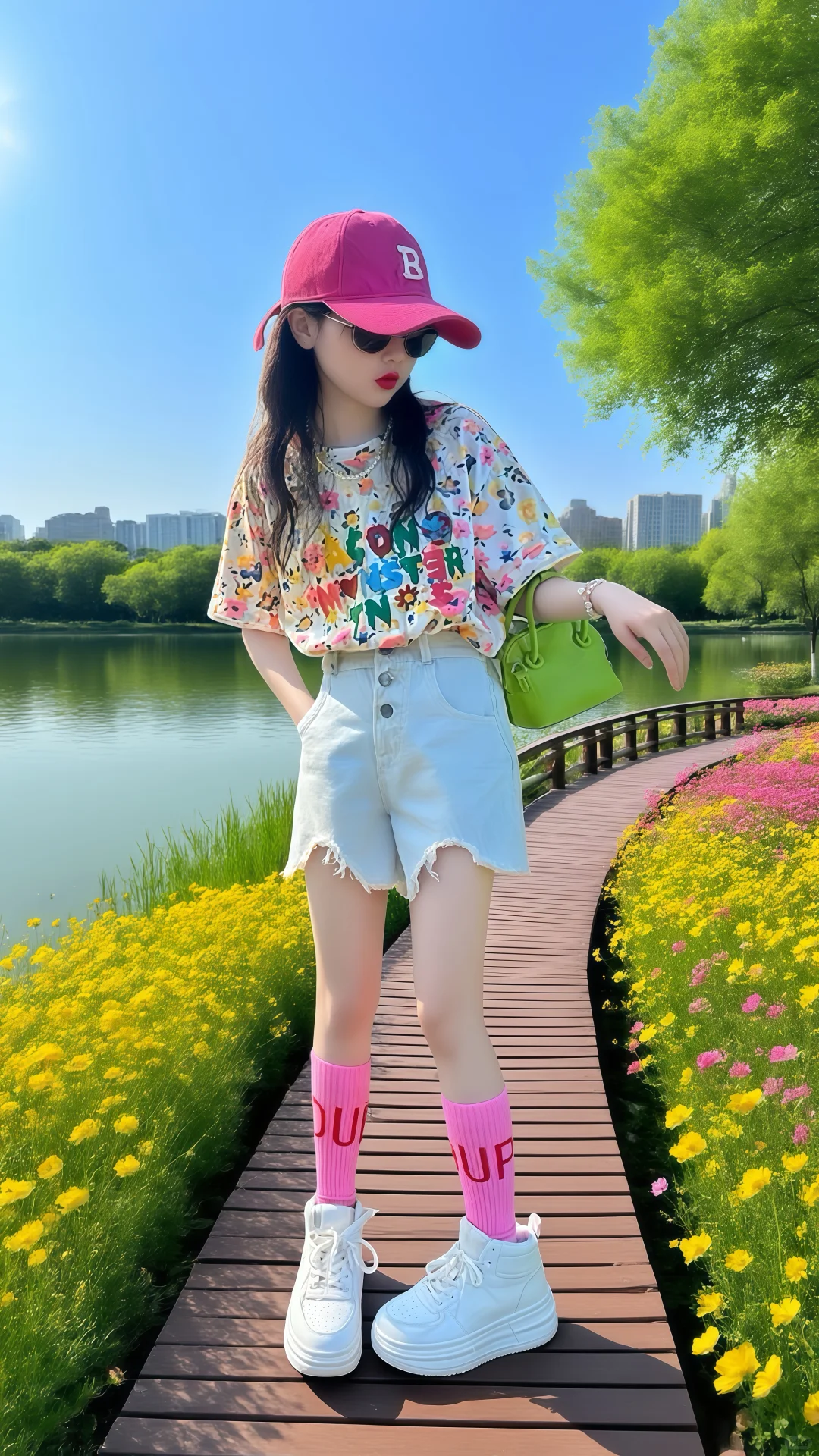 超美涂鸦风套装