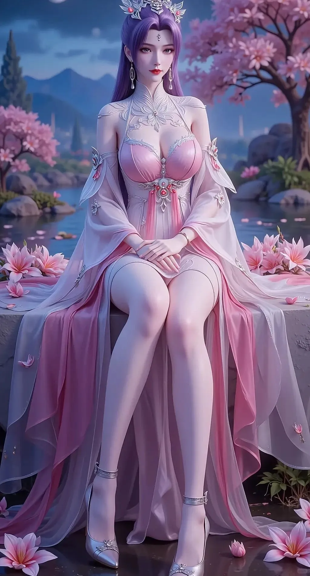 好美的紫仙呀这个造型也挺不错的柳眉